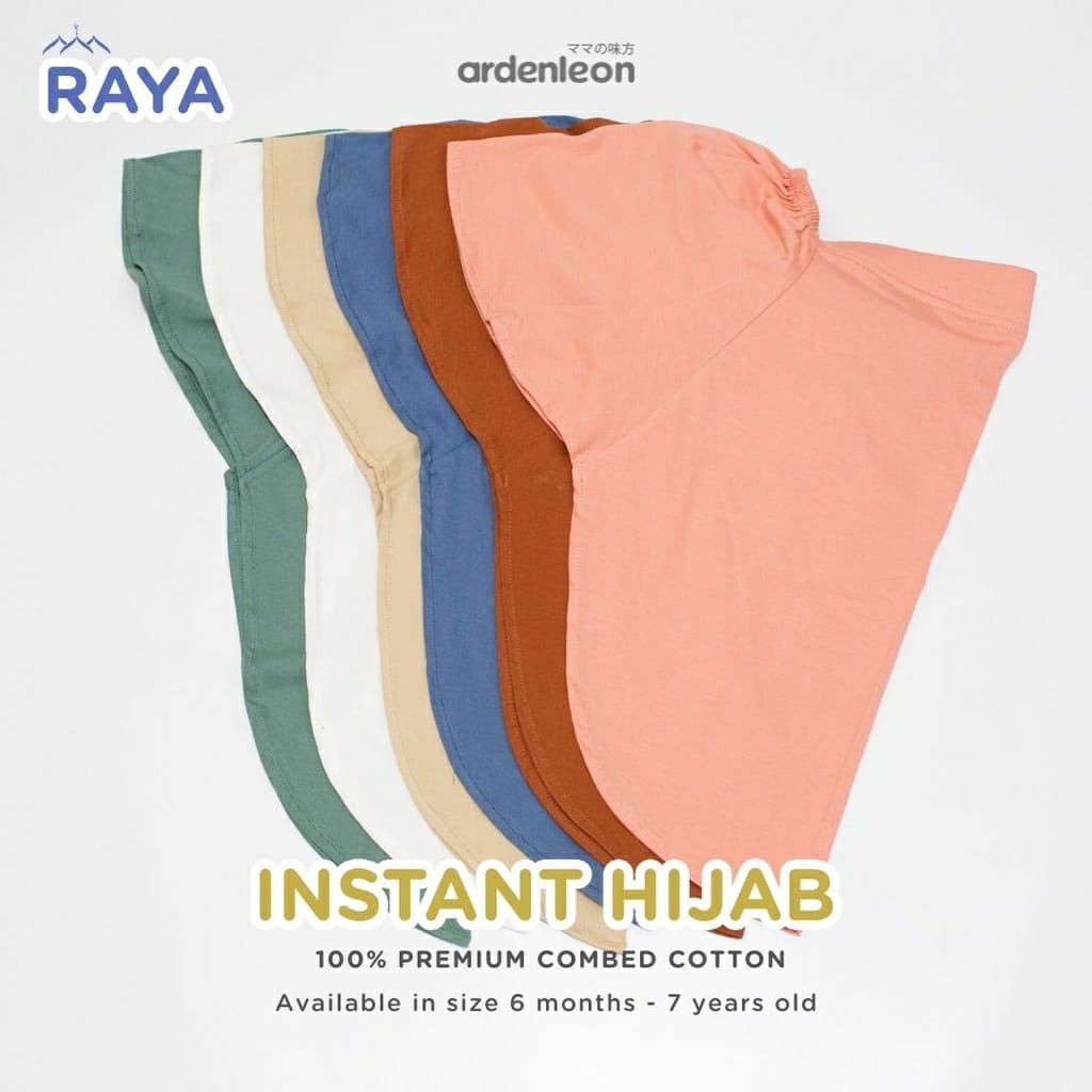 Ardenleon Hijsb Instant Anak Raya / Arden Leon Jilbab Anak bayi