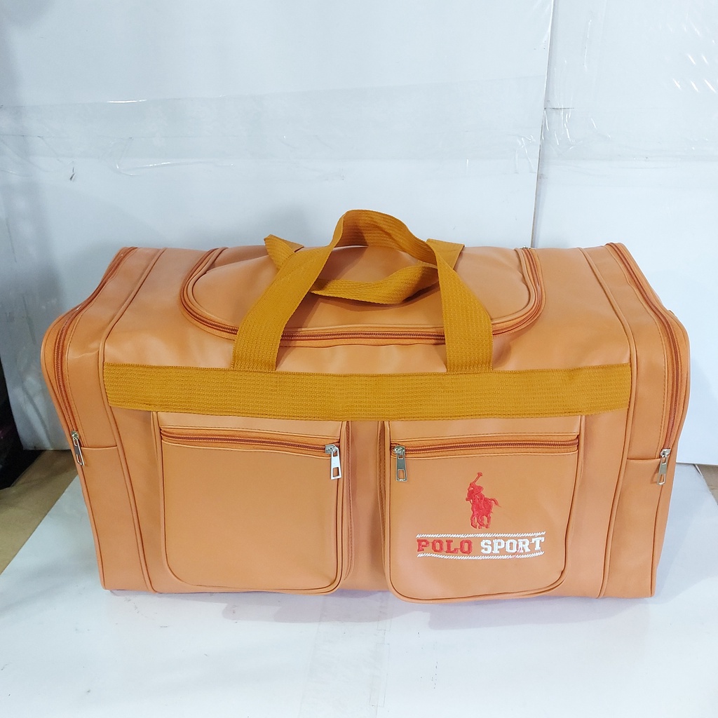 Tas Pakaian Kulit POLO BARU / Tas Travel Polo Kulit 2 TINGKAT EKSPANDING &amp; PANJANG / Tas Pakaian POLO MURAH / TRAVEL BAG LEATHER 2 TINGKAT BESAR MURAH KUAT / TAS BERANGKAT POLO KULIT MURAH BARU BESAR / TAS PAKAIAN POLO SPORT 2 TINGKAT BESAR MURAH BARU ORI