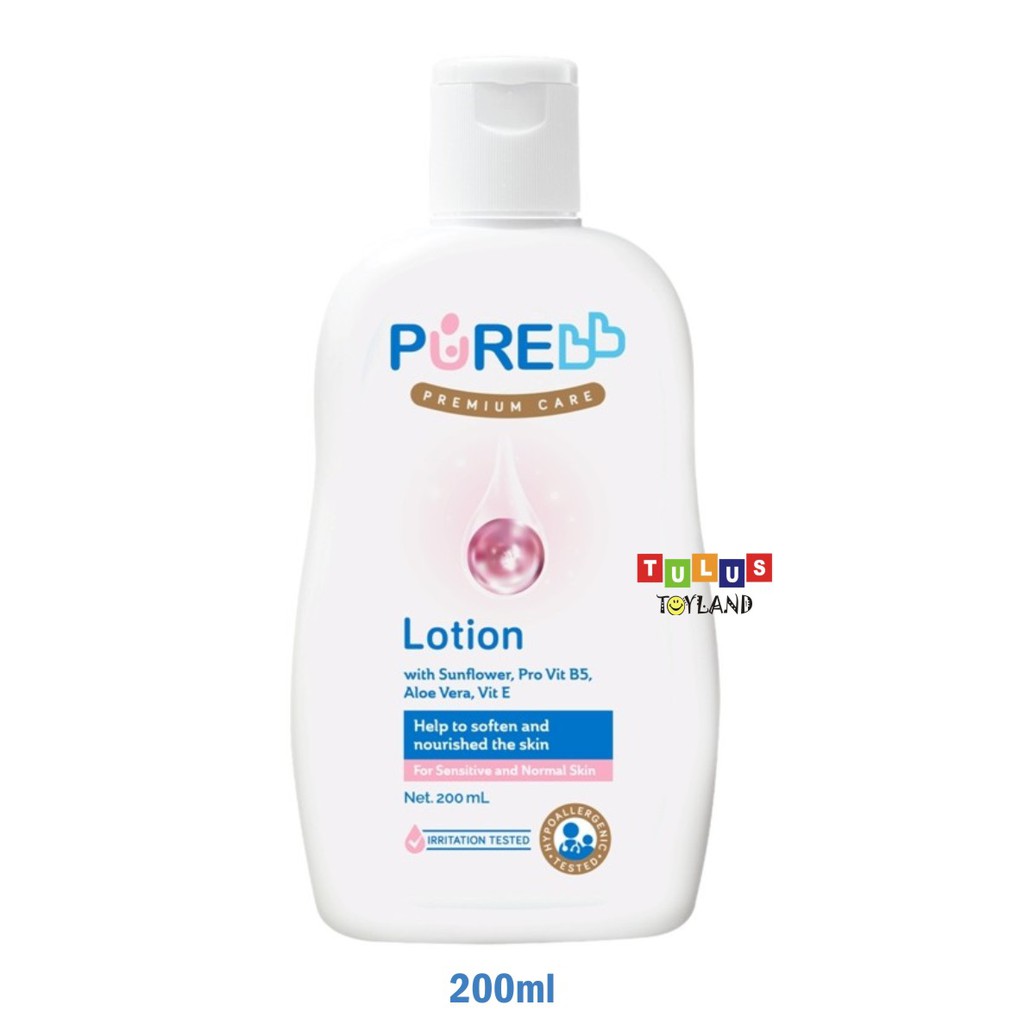 PURE bb baby LOTION kulit hand body pijat bayi PureBB