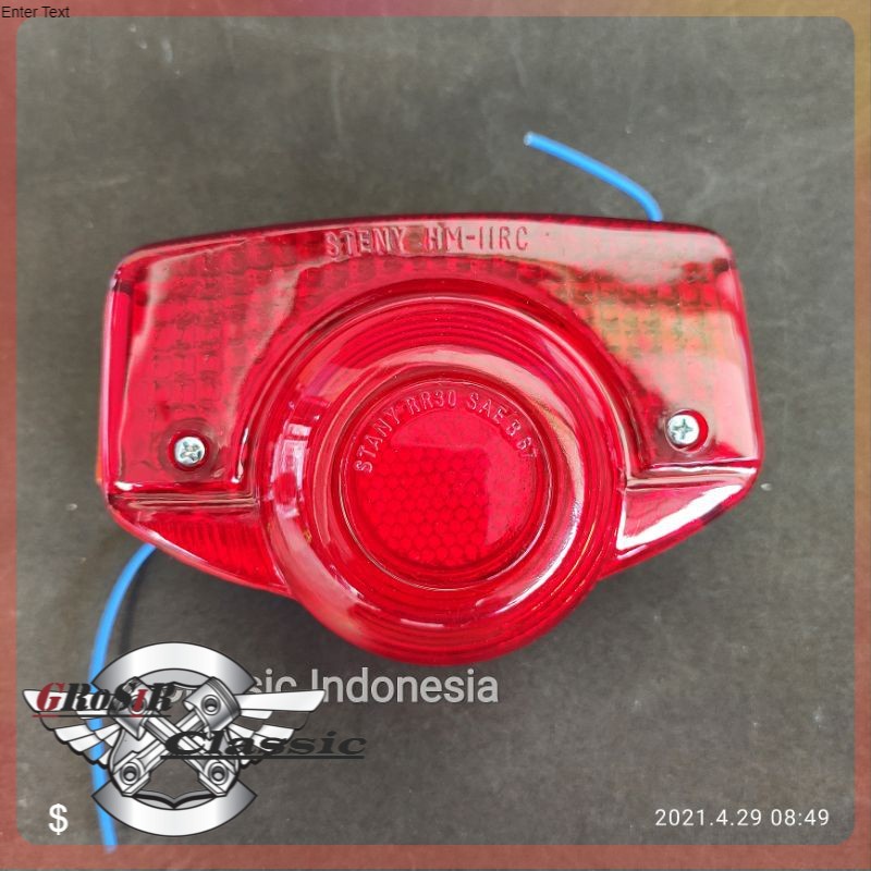 Stoplamp CB100 CB125 lampu stop honda cb100 cb125