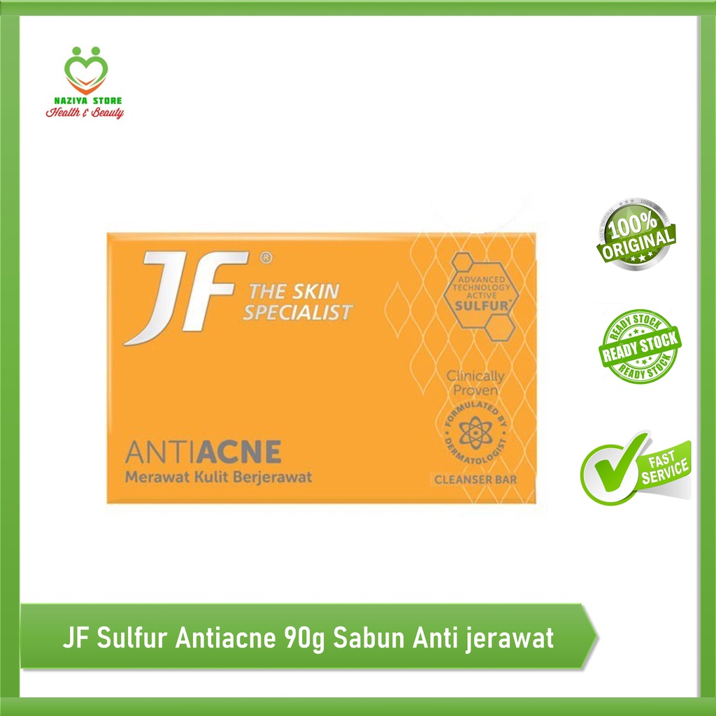 JF Sulfur Anti Acne Care 90 gr - Sabun JF Sulfur Acne Sabun Jerawat