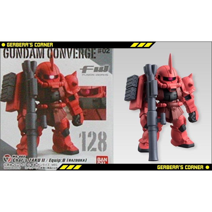 Gundam Converge 128 Char s Zaku II Equip B