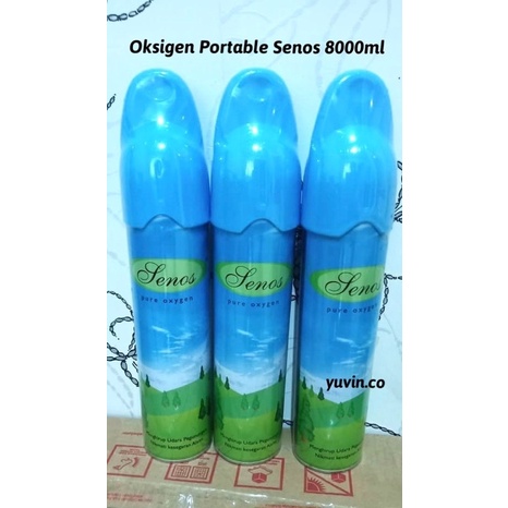 Oksigen Portable Senos 8000ml pure oksigen oxygan oxycan