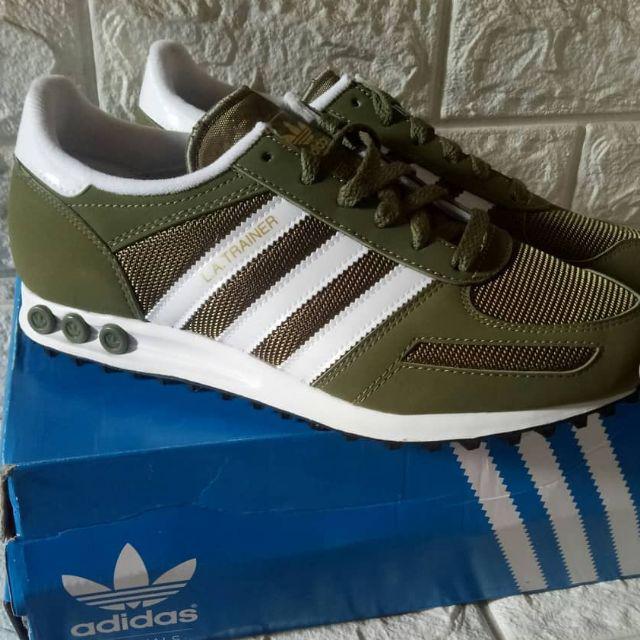 adidas la trainer olive green