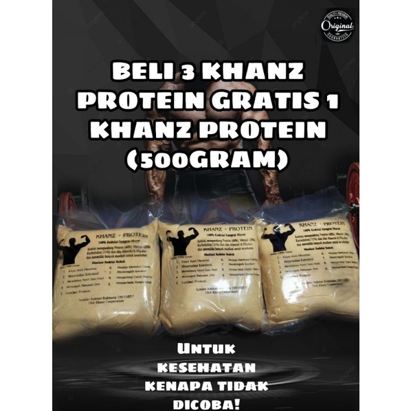 WHEY PROTEIN SUSU BUBUK KEDELAI ROASTED SOY BEAN (BUY 3 GET 150Gram FOR FREE)