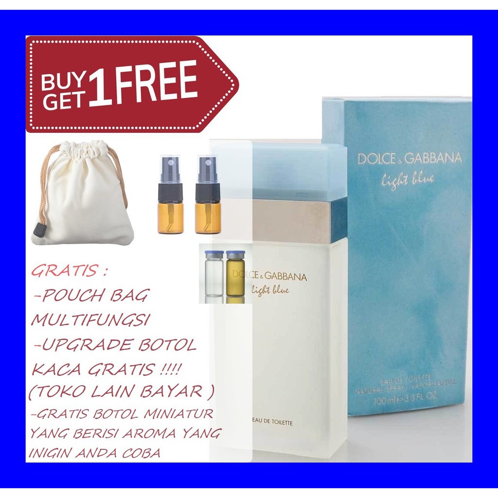 Decant Parfum Ori Dolce & Gabbana Light Blue for Women