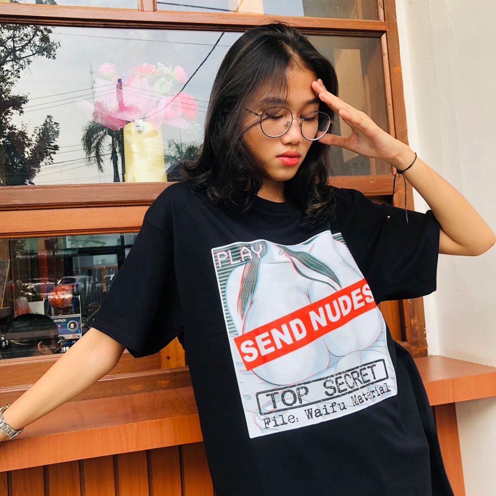 Tshirt hentai Send Nudes top Secret Unisex