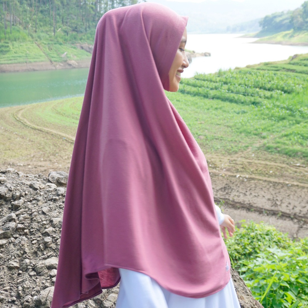 Jilbab Instan Kaos/ Hijab Instant syari/ Varna Mini Soft Pad PE-4