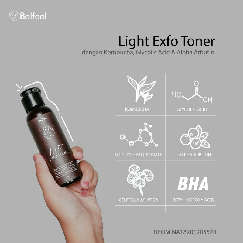 [Reseller Resmi] Light Exfo Toner Belfeel Skincare BPOM