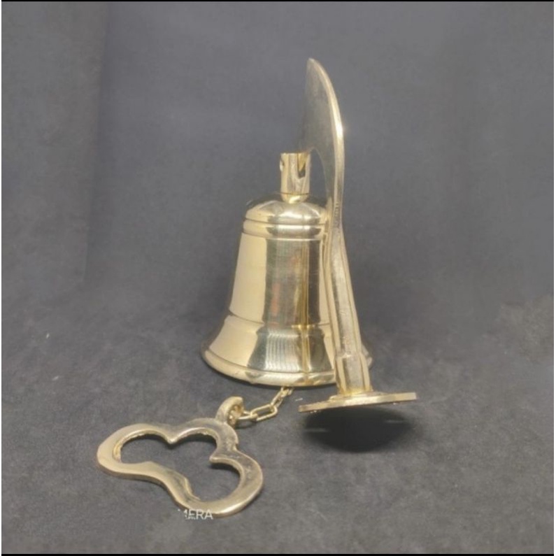 Bel Lonceng Pintu Rumah Kuningan Motif Polished