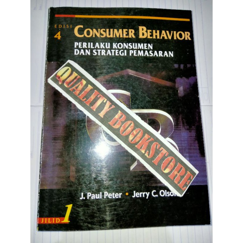 Jual Consumer Behavior Perilaku Konsumen Dan Strategi Pemasaran Jilid 1 ...