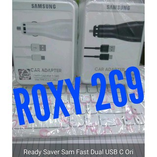 Car Charger Saver Mobil Samsung Dual USB Type USB C Original Fast Carger Charging Mbil Ori 2 USB Ori