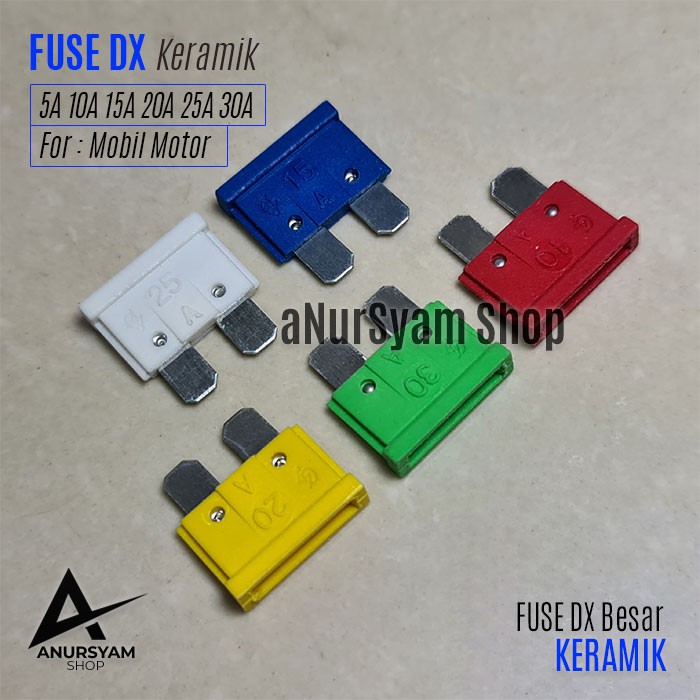 Sekring Ceramic / Fuse Blade Ceramic / Fuse Keramik