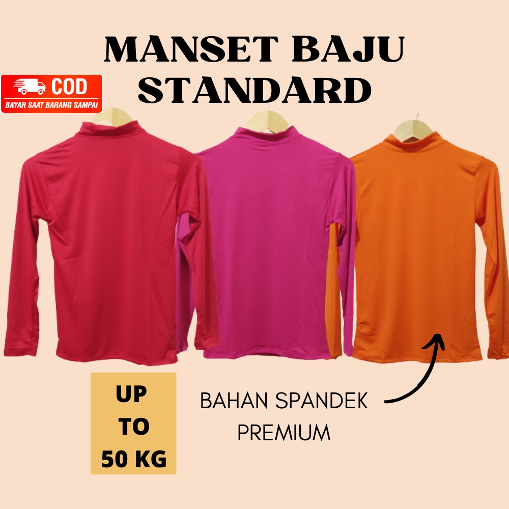 MANSET BAJU LENGAN PANJANG SPANDEX PREMIUM MANSET BAJU TURTLE NECK MANSET TERBARU ATASAN MUSLIM