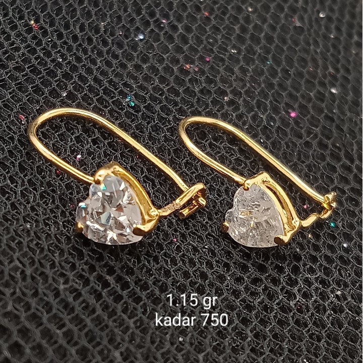 Anting Emas 17K - 1.15 gr Kadar 750 - 1296