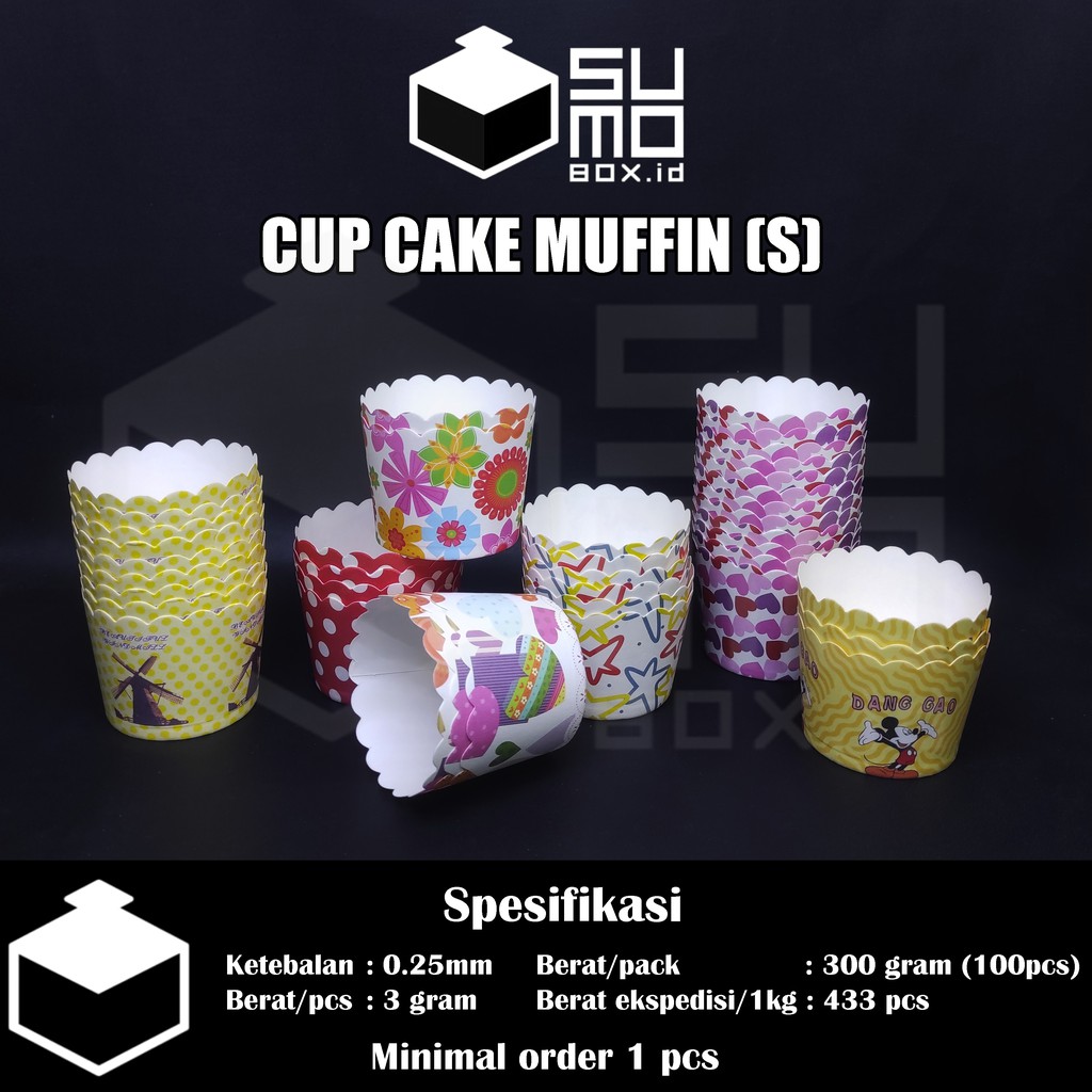 Cup Kertas Muffin Small Kecil