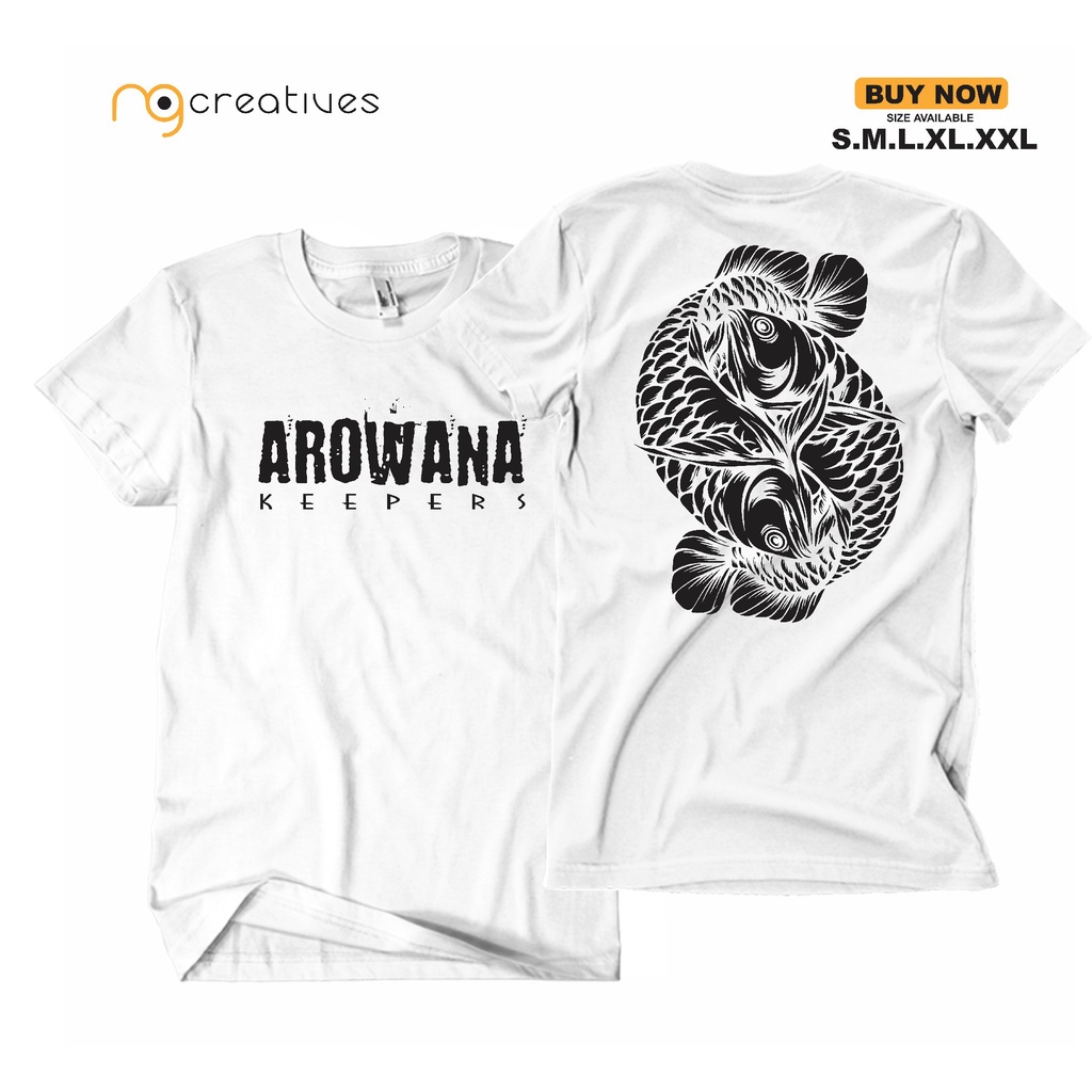 Baju Arowana Siluet/Kaos Ikan Arwana Red/Tshrit Keren/Distro Premium ng.creatives