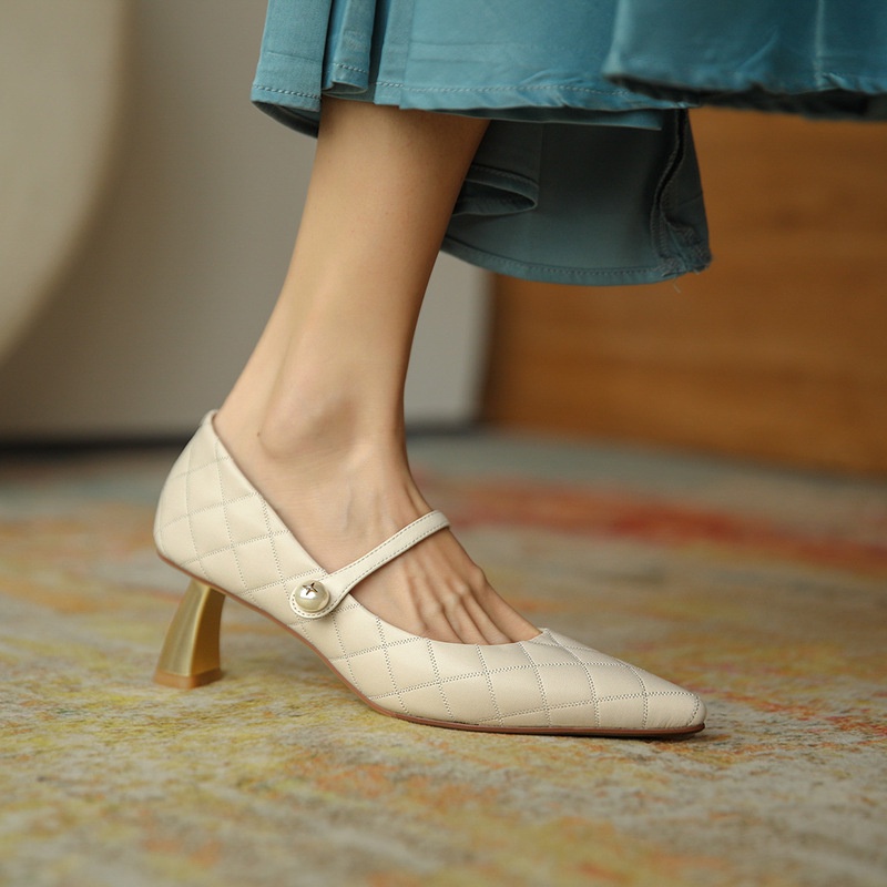 RYS - Gilded Harp Sepatu Heels Wanita Fashion Kantor / Casual - Ori Import