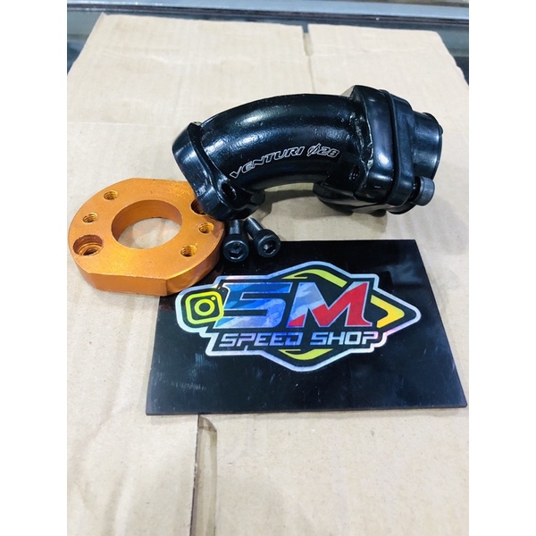 Intake ES2 / B PRO Bebek 28 mm karbu PWK PE Jupiter mio Beat karbu Vega smash supra kharisma Absolut