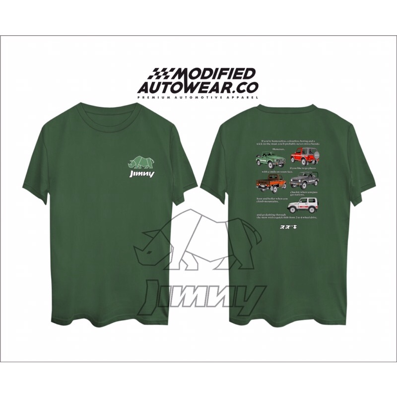 Jual kaos baju mobil jimny variant modified autowear | Shopee Indonesia
