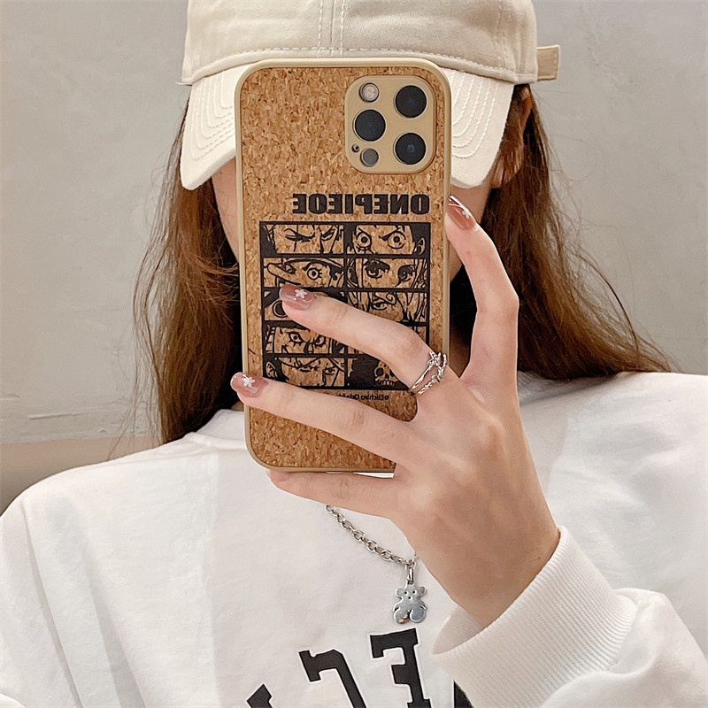 One Piece Log Phone Case Is Suitable for IPhone 13 12 11 Pro X Xs Max 7 8 Plus Anti-fall Casing