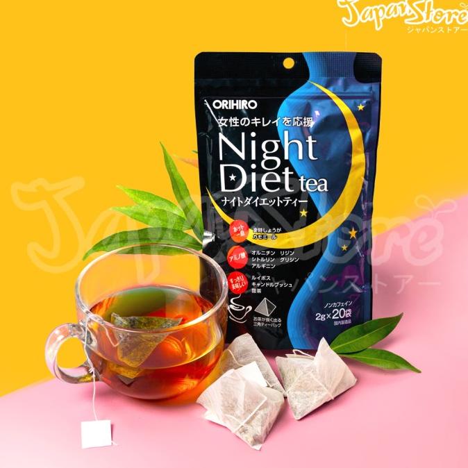 

[ COD ] Orihiro Night Diet Tea [20 Tea Bag] [Teh Diet] FREE ONGKIR Kode 1236