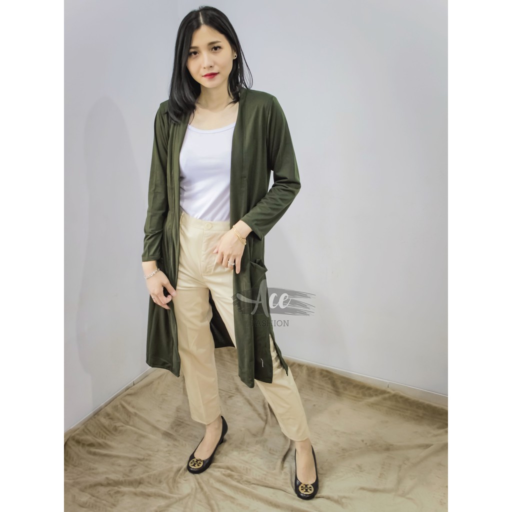 AFI - VC - Long Cardy / Cardigan Mosa ®-Army