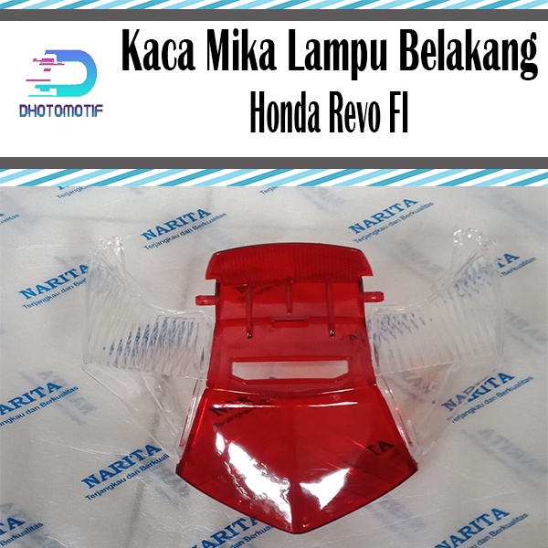 MIKA LAMPU REM BELAKANG STOP + SEN HONDA REVO FI MERAH PUTIH
