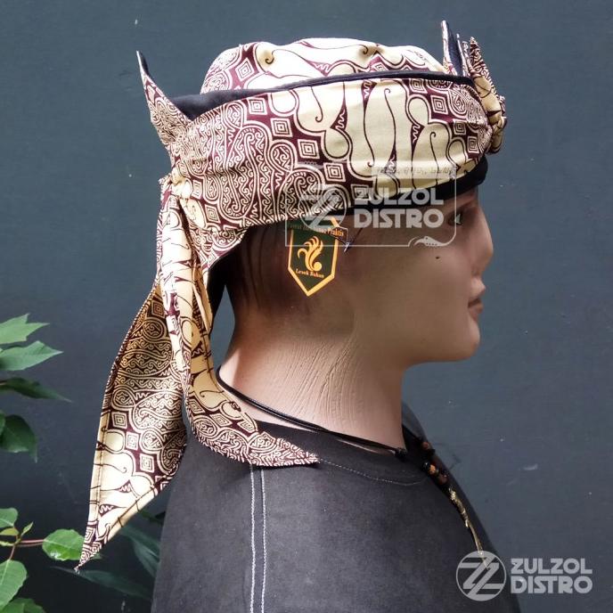 Promo Iket Sunda Praktis Premium Batik Random / Blangkon Sunda Instan