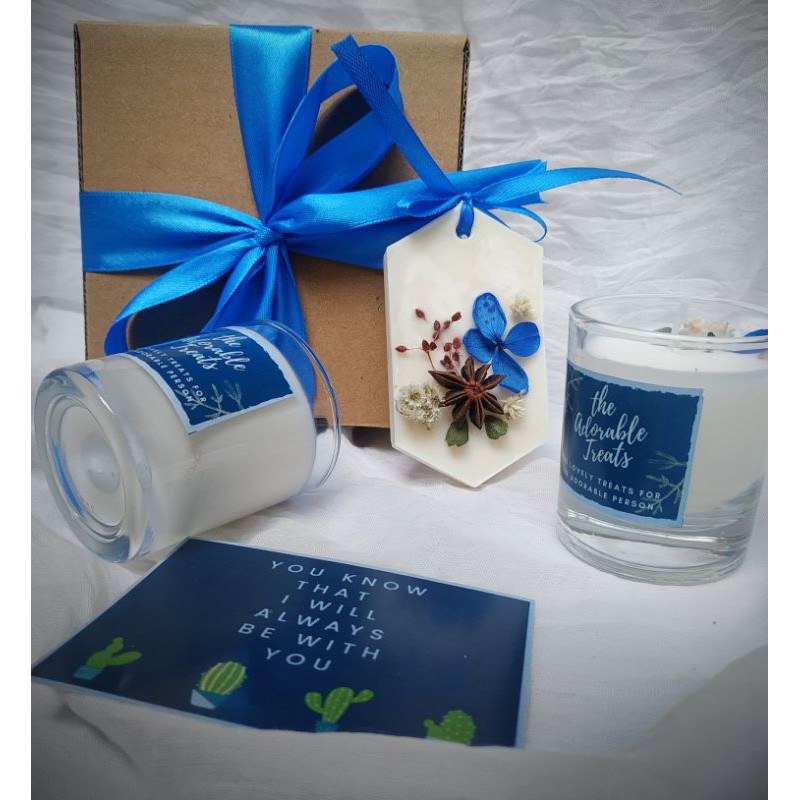 Scented candle and Wax Sachet Gift Set/Hampers