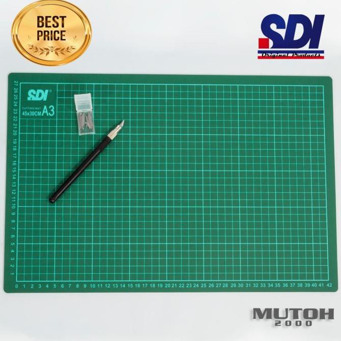 

BARU! Cutting Mat A3 + Cutter Pen SDI