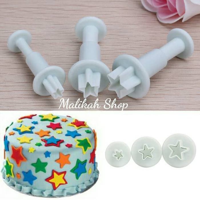 

Plunger / Stamp Cutter Star Bintang (Fondant- Cookies)
