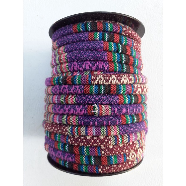 Tali Motif Tenun Tali Gelang Tenun Etnik Unik etnic ethnic indian lombok Tali Kalung Masker-23