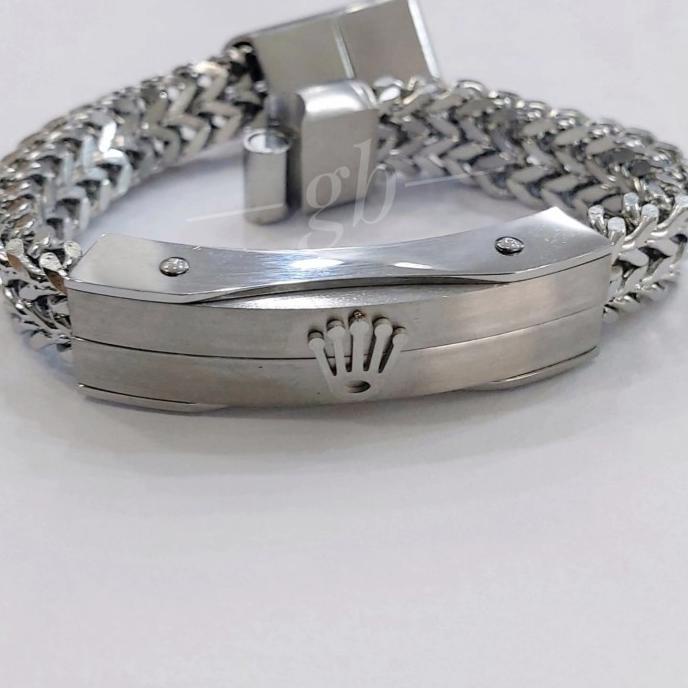 Gelang Titanium Pria Rolex Super Mewah Termurah
