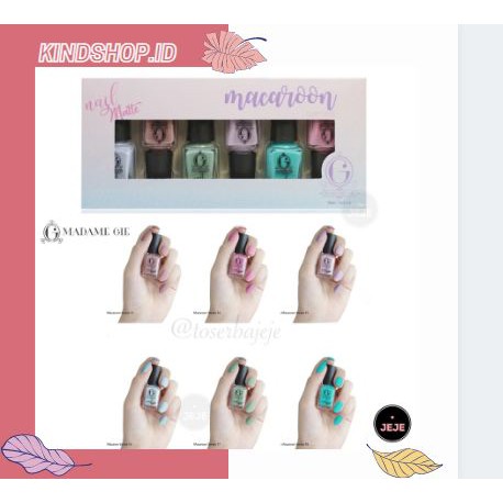 KINDSTORE❤ | MADAME GIE NAIL MATTE ELEGANCE SERIES | KUTEK PEEL OFF