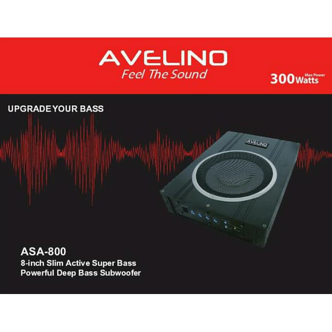 AVELINO ASA-800 SLIM AKTIF SUBWOOFER SUPER BASS