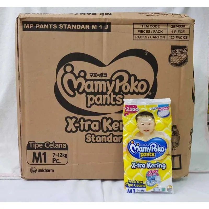 Mamypoko Pants Pampers Pempers Pempes Saset isi 120 Pcs