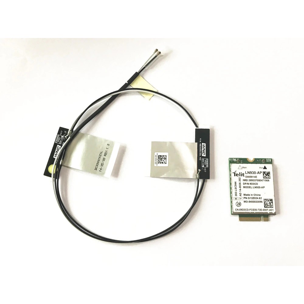 GRATIS ONGKIR With antennas+LN930-AP DW5814e NGFF 4G LTE 150M Module WWAN Card for Dell Latitude