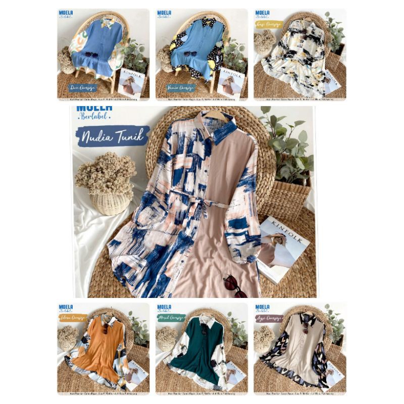 READY SMILI,CILO,DICE,VAMIO,EDERA,MERAL,GASI,ZIGSI,NUDIA,GLAMOR DRESS/BLOUSE JUMBO BY MOELA