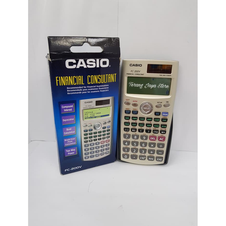 

Kalkulator Financial Casio FC-200V Kalculator Casio FC200V