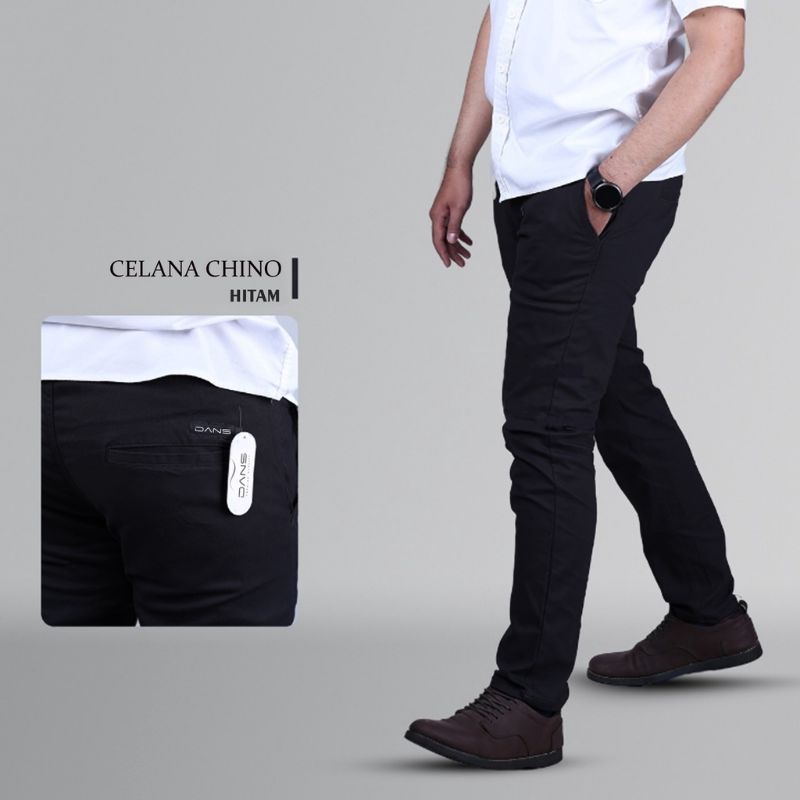 CELANA CHINO Panjang pria Slimfit KERJAHARIAN Santai Casual Formal