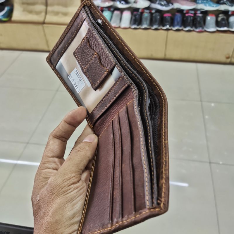 Dompet kulit pria import dompet lipat dompet laki laki levis