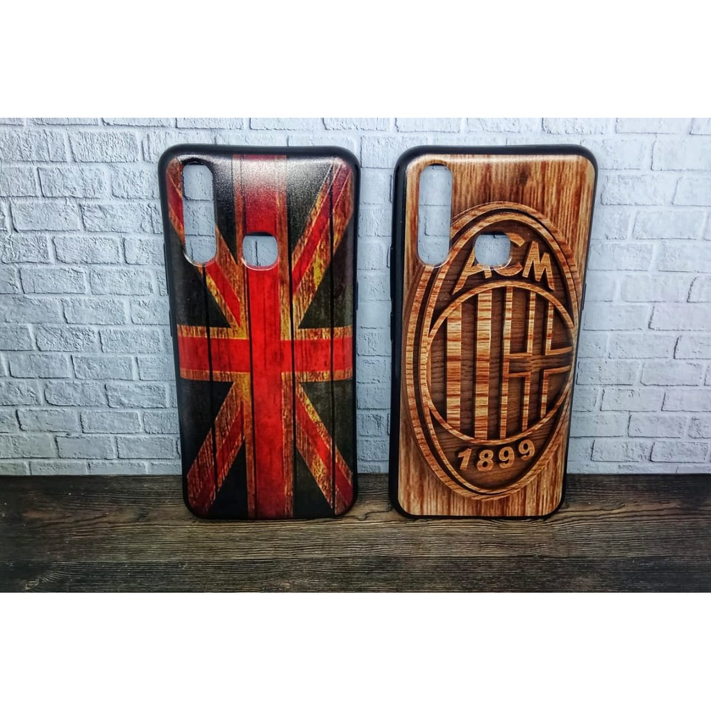 Softcase Mancase Kayu Bola Samsung A10 J6 J4 M20 A9 2018