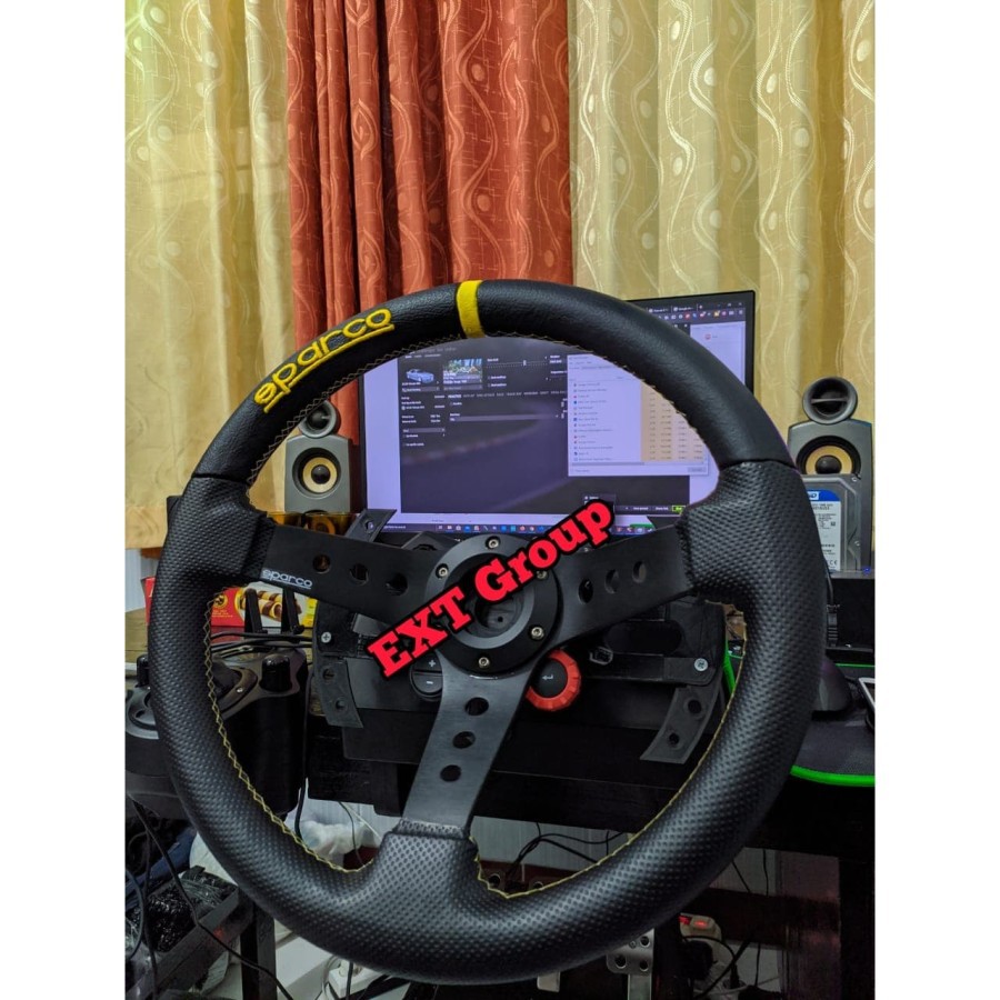 Logitech G25 G27 G29 G920 G923 HUB Adaptor ke Aftermarket Wheel Stir Racing