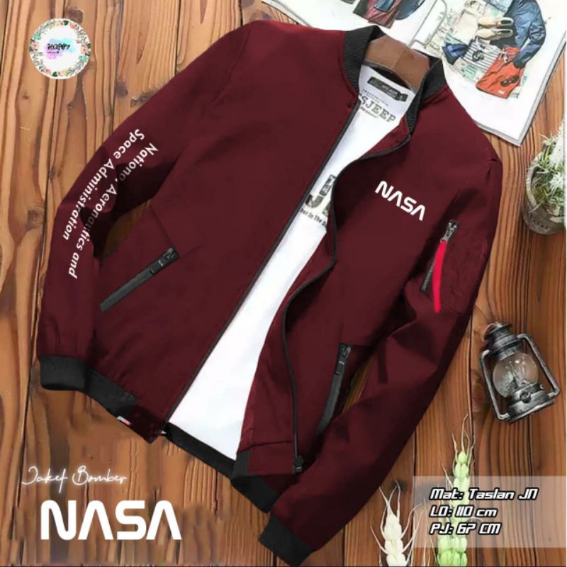 Bomber Nasa // Bomber Sablon Nasa