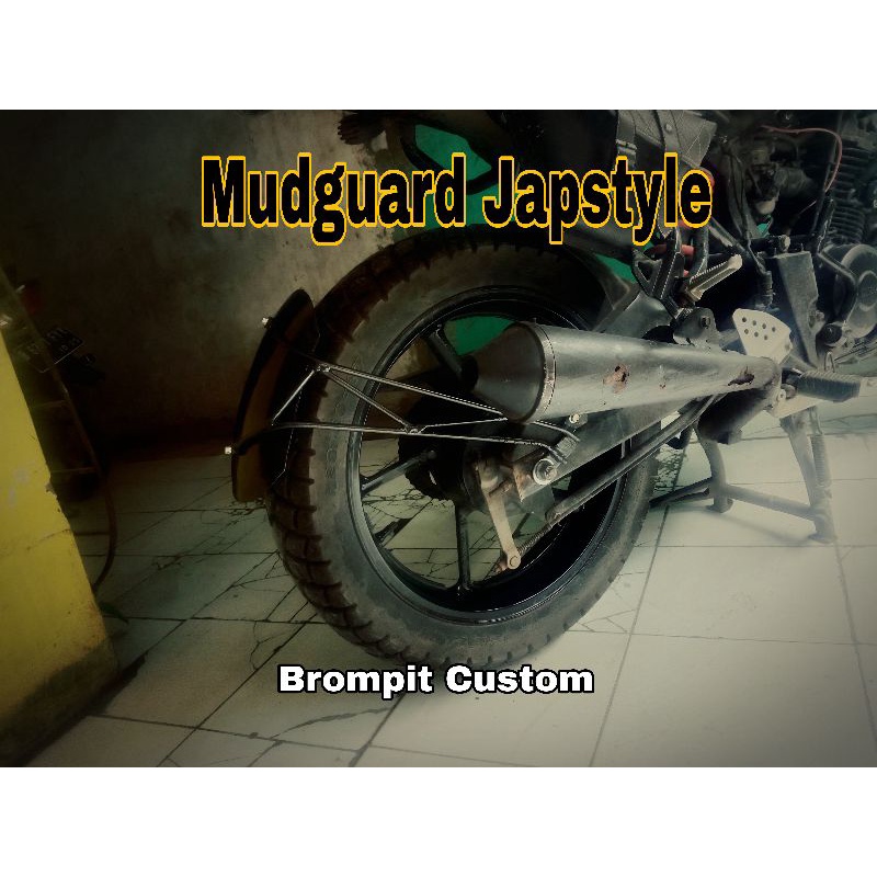 Mudguard  Spakbor Japstyle belakang  Universal Byson Verza Tiger lama Revo