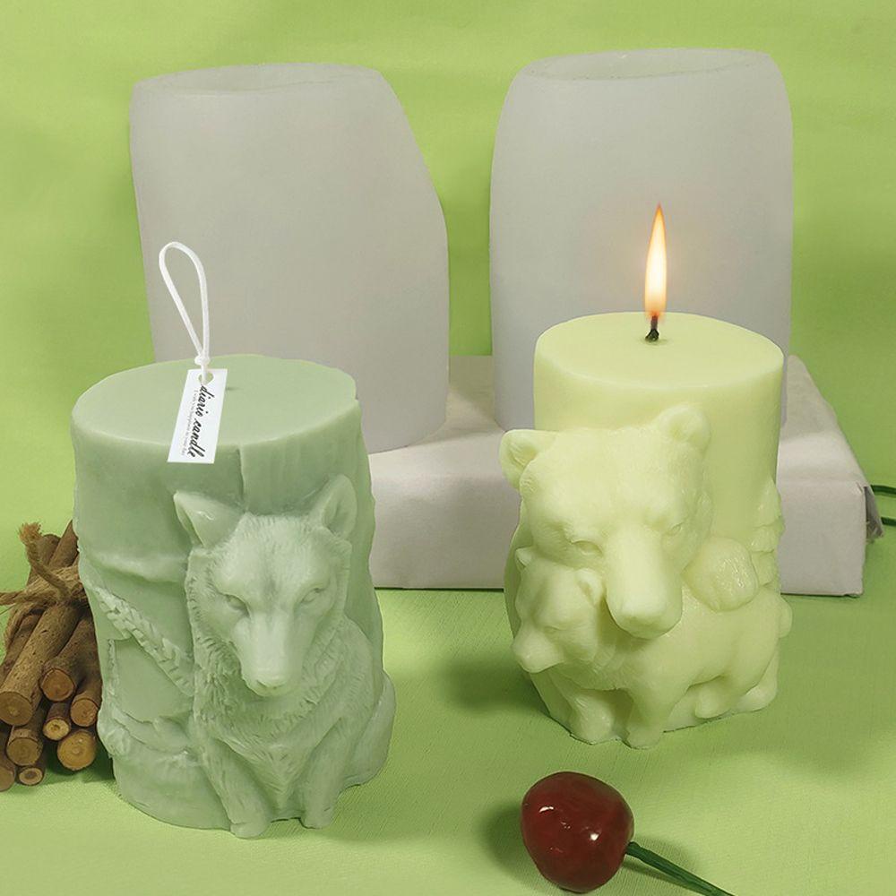 Preva Candle Mold Fragrance Plester Cetakan Lilin Elk Bear