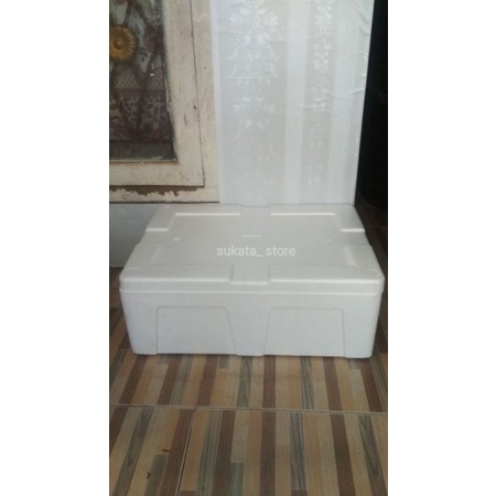 STYROFOAM BOX UKURAN P 52 x L 37 x  T 19 CM STYROFOAM BEKASI
