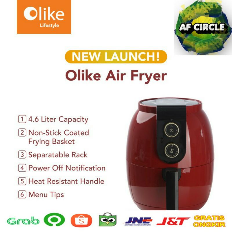 Olike Air Fryer || Garansi resmi