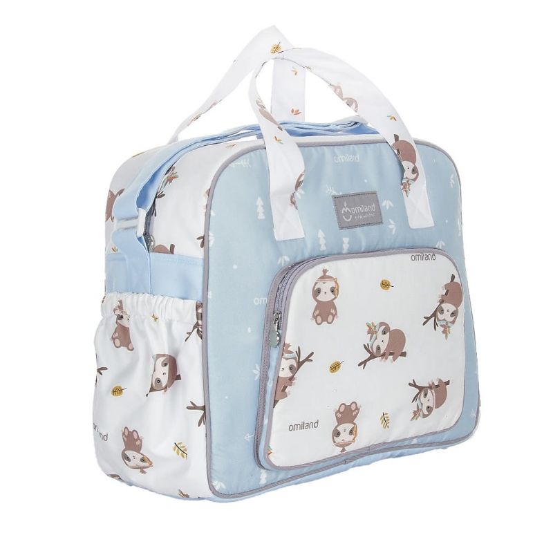 Omiland Tas Bayi Besar Saku Print Sloth Series OB27151-2